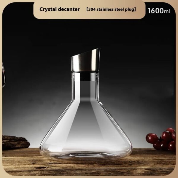 Hot-selling Iceberg Waterfall Wine Decanter Creative Transparent Lead-Free Crystal Glass Wine Dispenser Barware Quick Decanters - Image 6