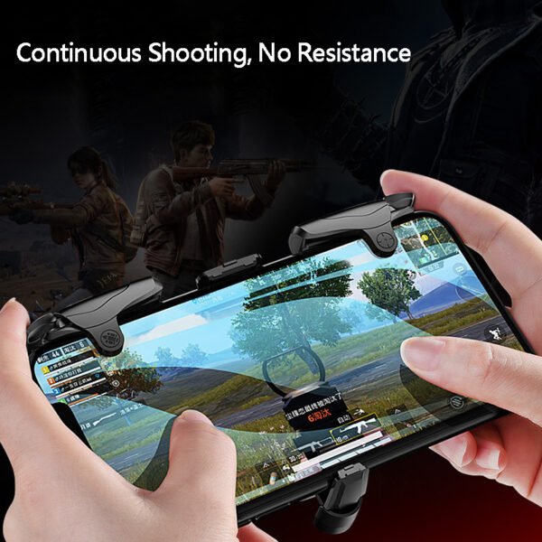 Gamepad Joystick Alloy Mobile Gamepad Button Shooter Controller - Image 2