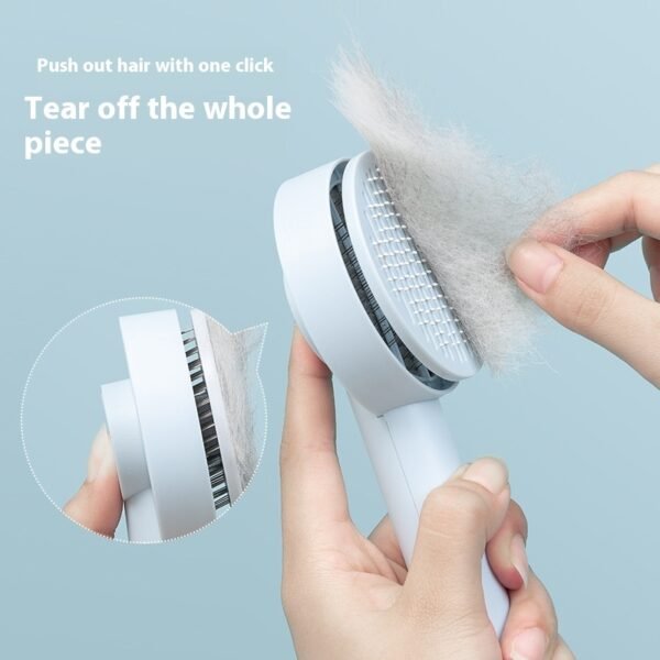 Pet Needle Comb Hair Remover Brush Dog And Cat Pet Comb Self Cleaning Massage Brushes Grooming Supplies - Image 4