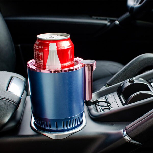 2 In1 Car Heating Cooling Cup 12V Smart Car Cup Holder Digital Temperature Display Drink Cup Warmer Cooler Mini Car Refrigerator - Image 9